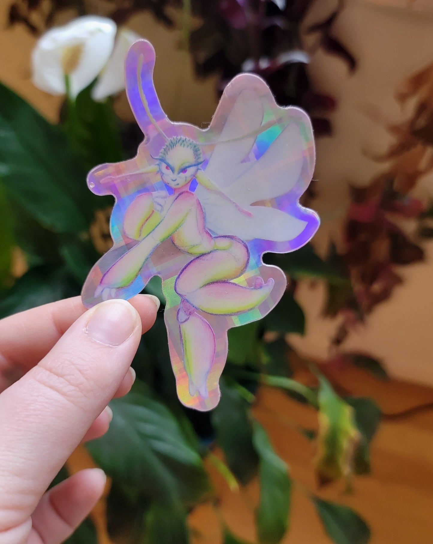 Spinner Sparkly Fairy Sticker