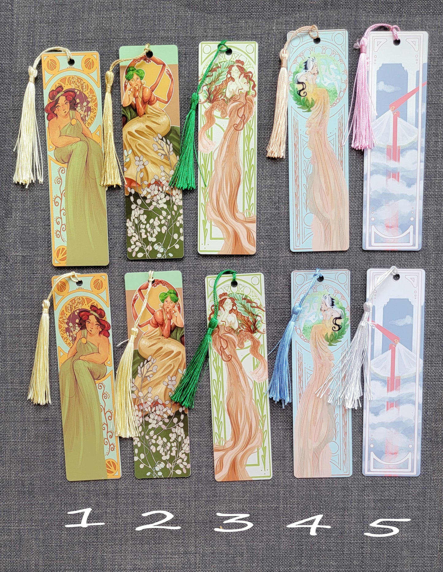 Green Tea Bookmarks