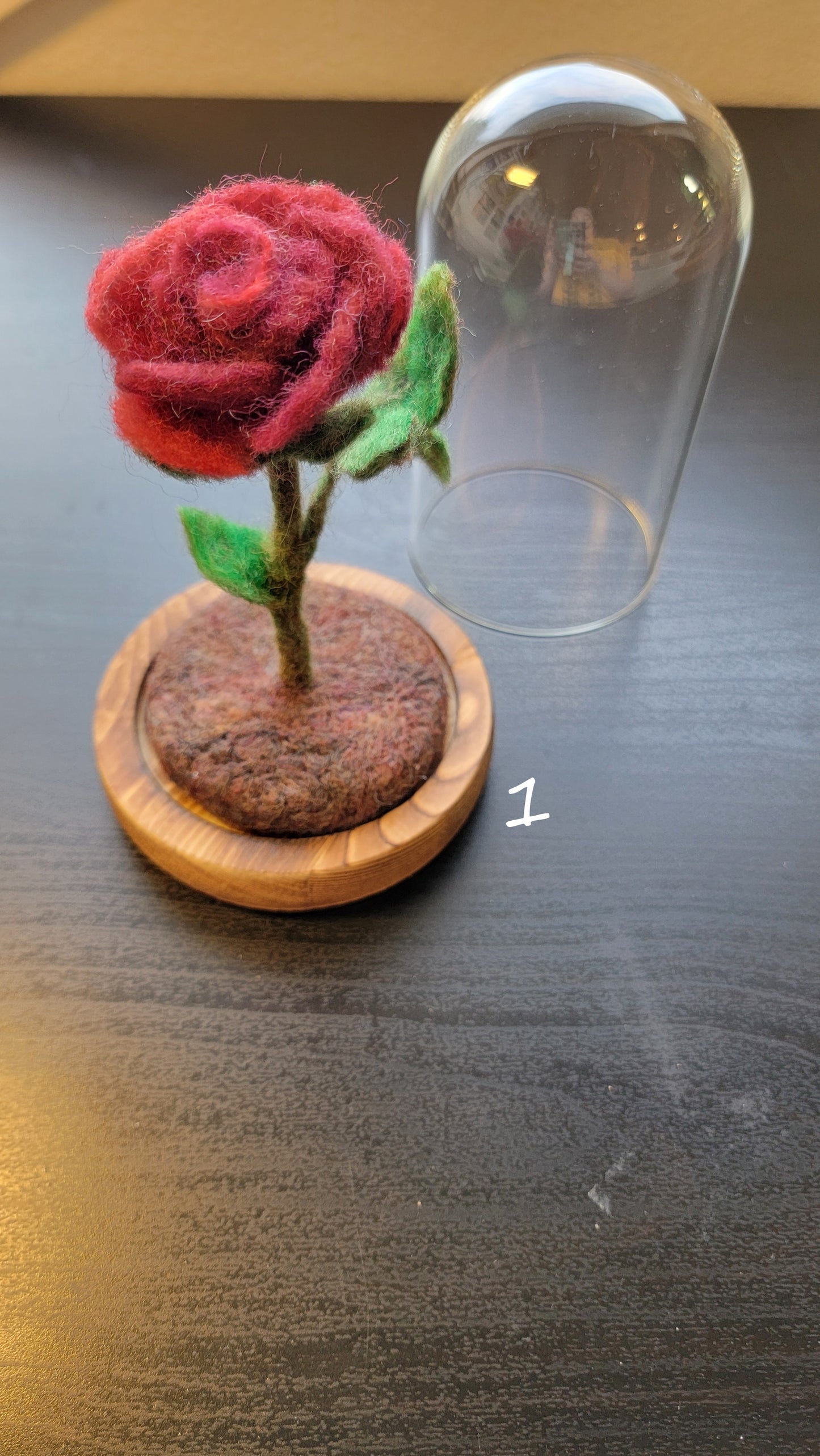 Felt Rose