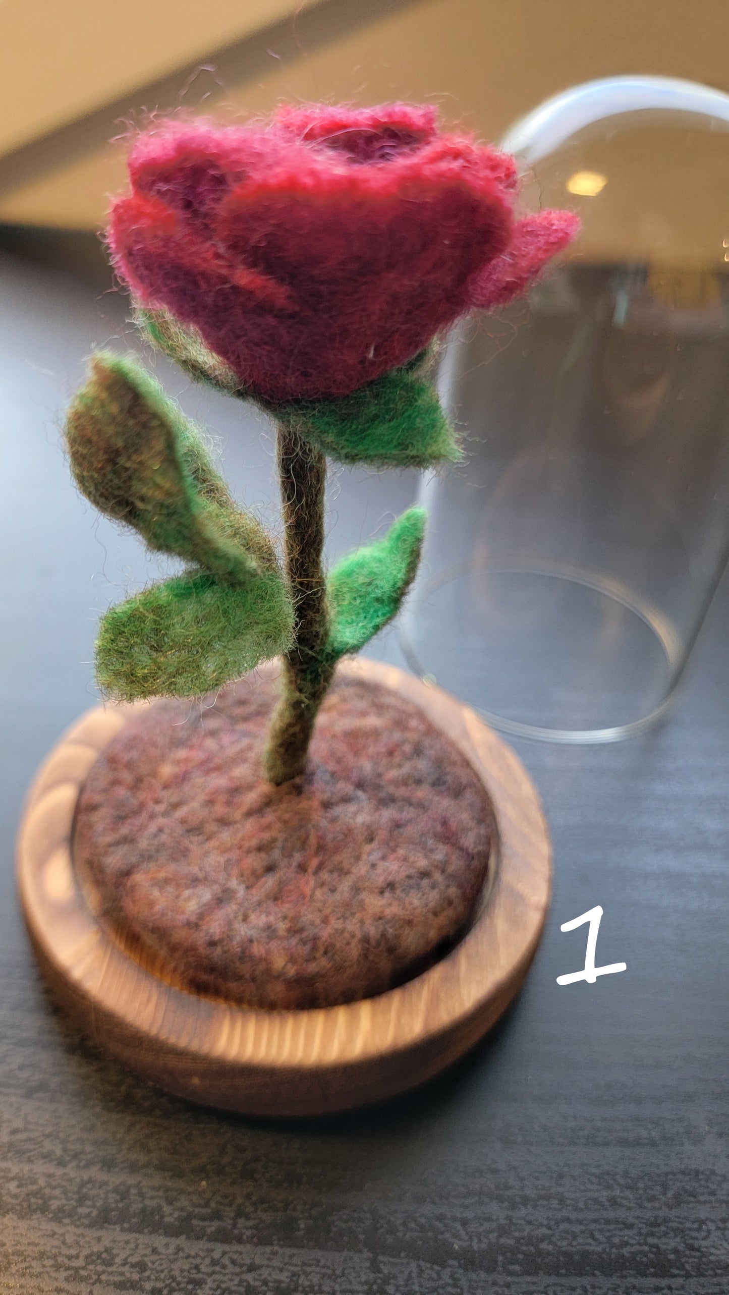 Felt Rose