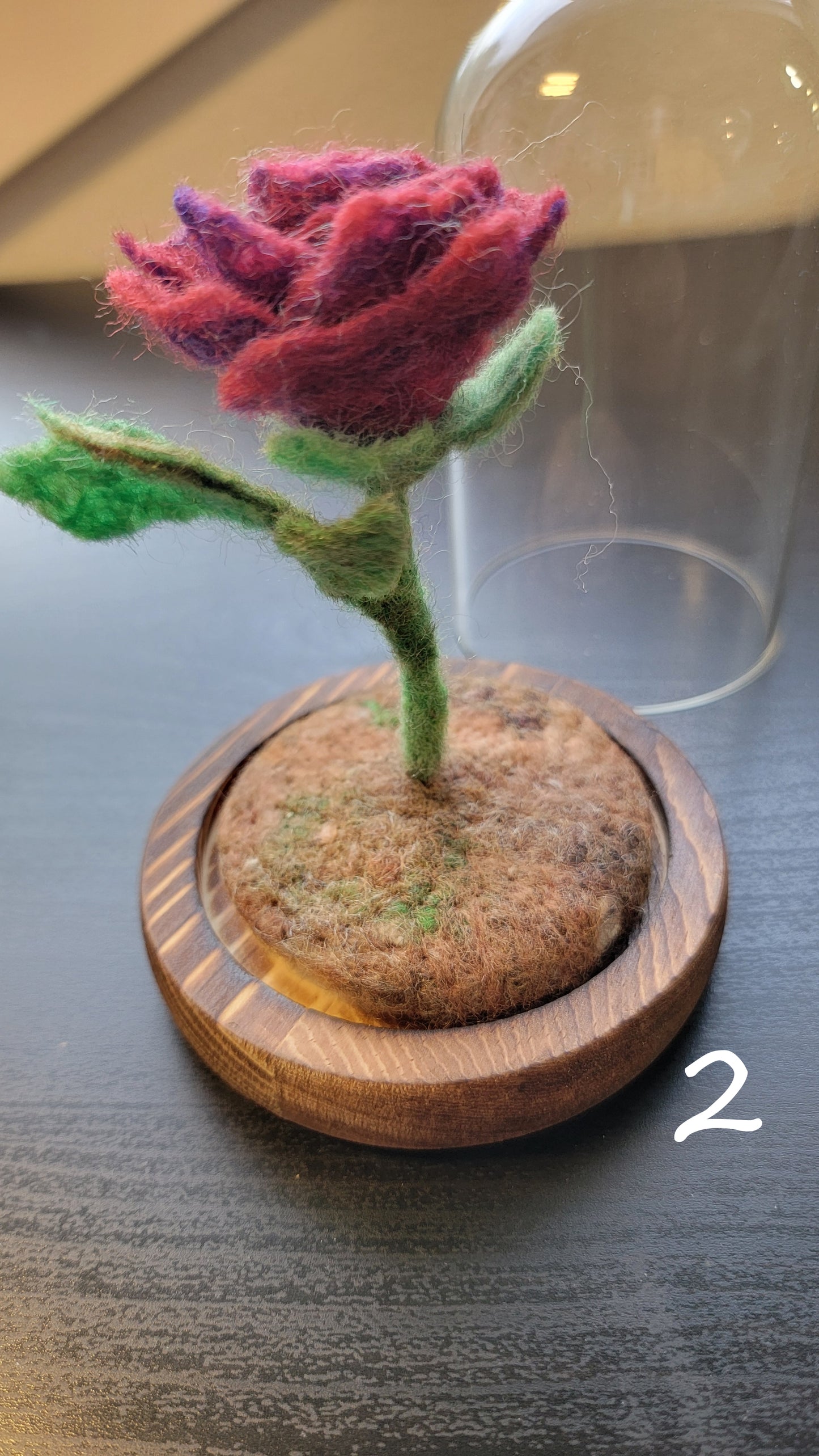 Felt Rose