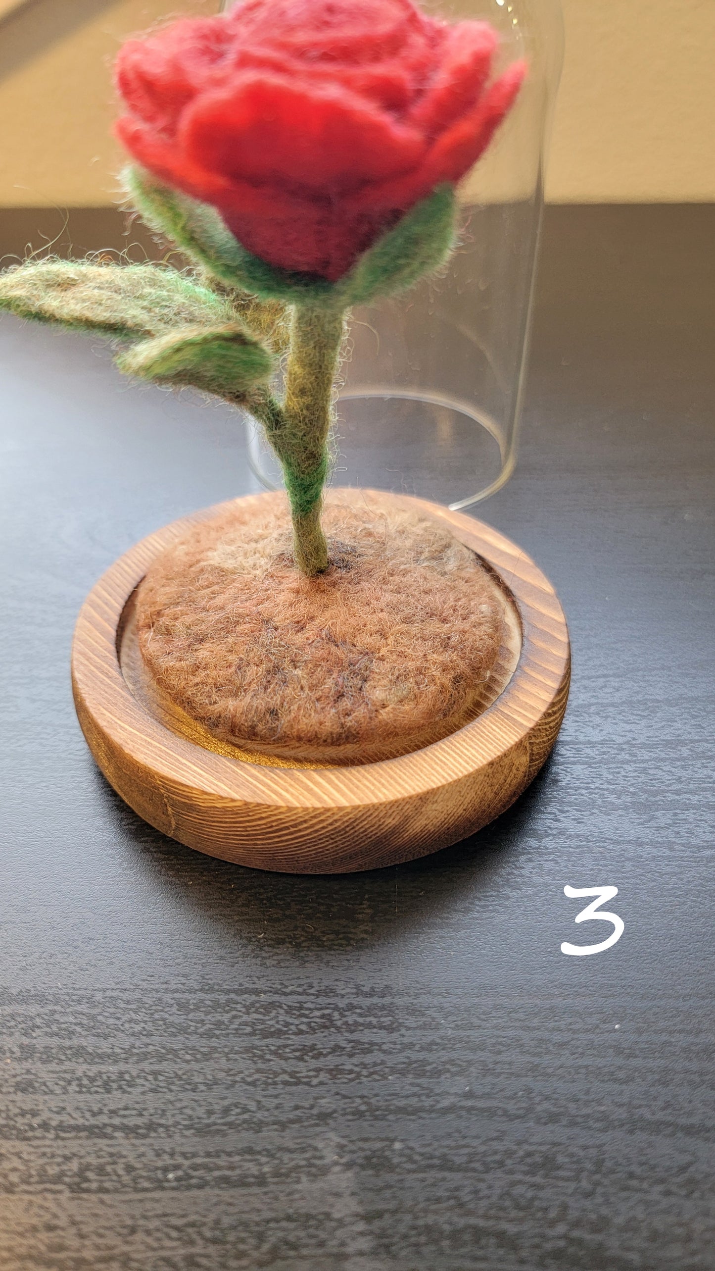 Felt Rose