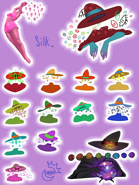 Silk Sticker Sheet