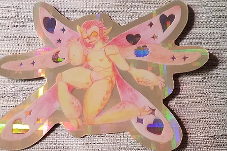 Dixie Sparkly Fairy Sticker