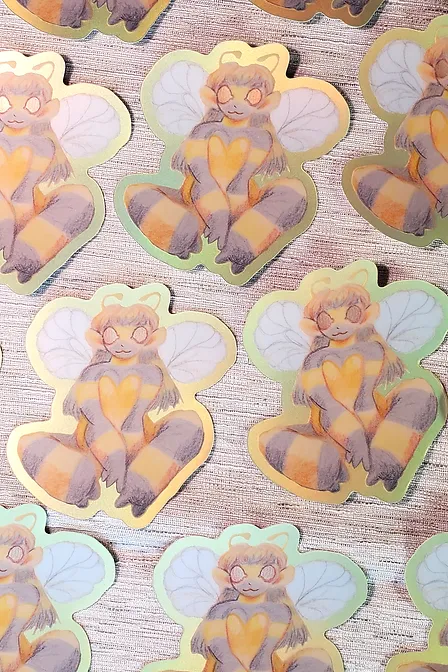 Jax Sparkly Fairy Sticker