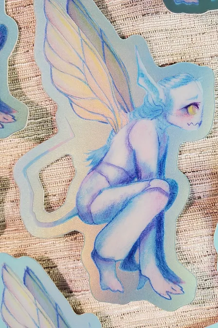 Scally Sparkly Fairy Sticker