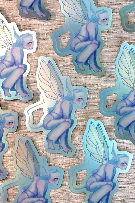 Scally Sparkly Fairy Sticker
