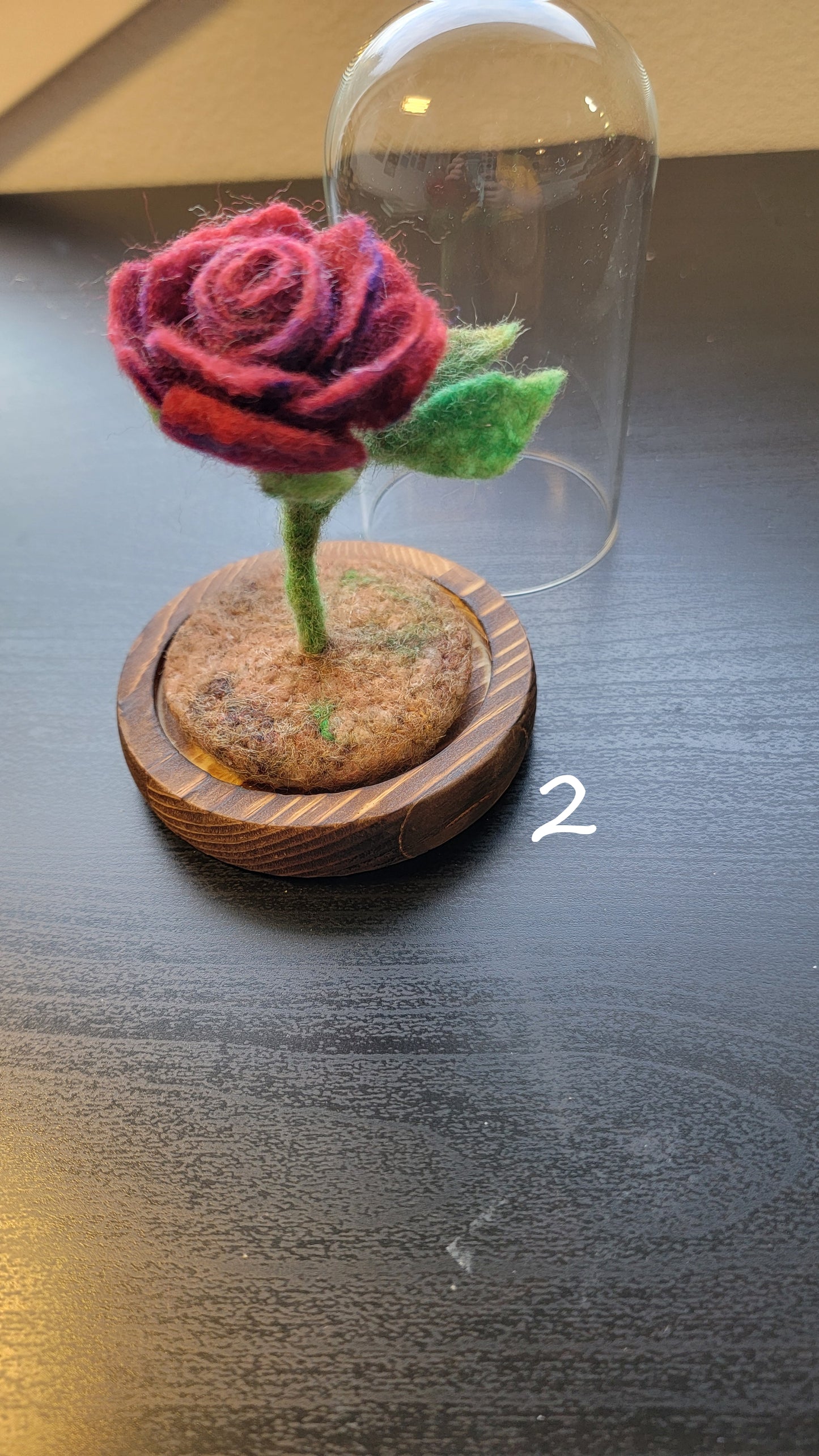 Felt Rose