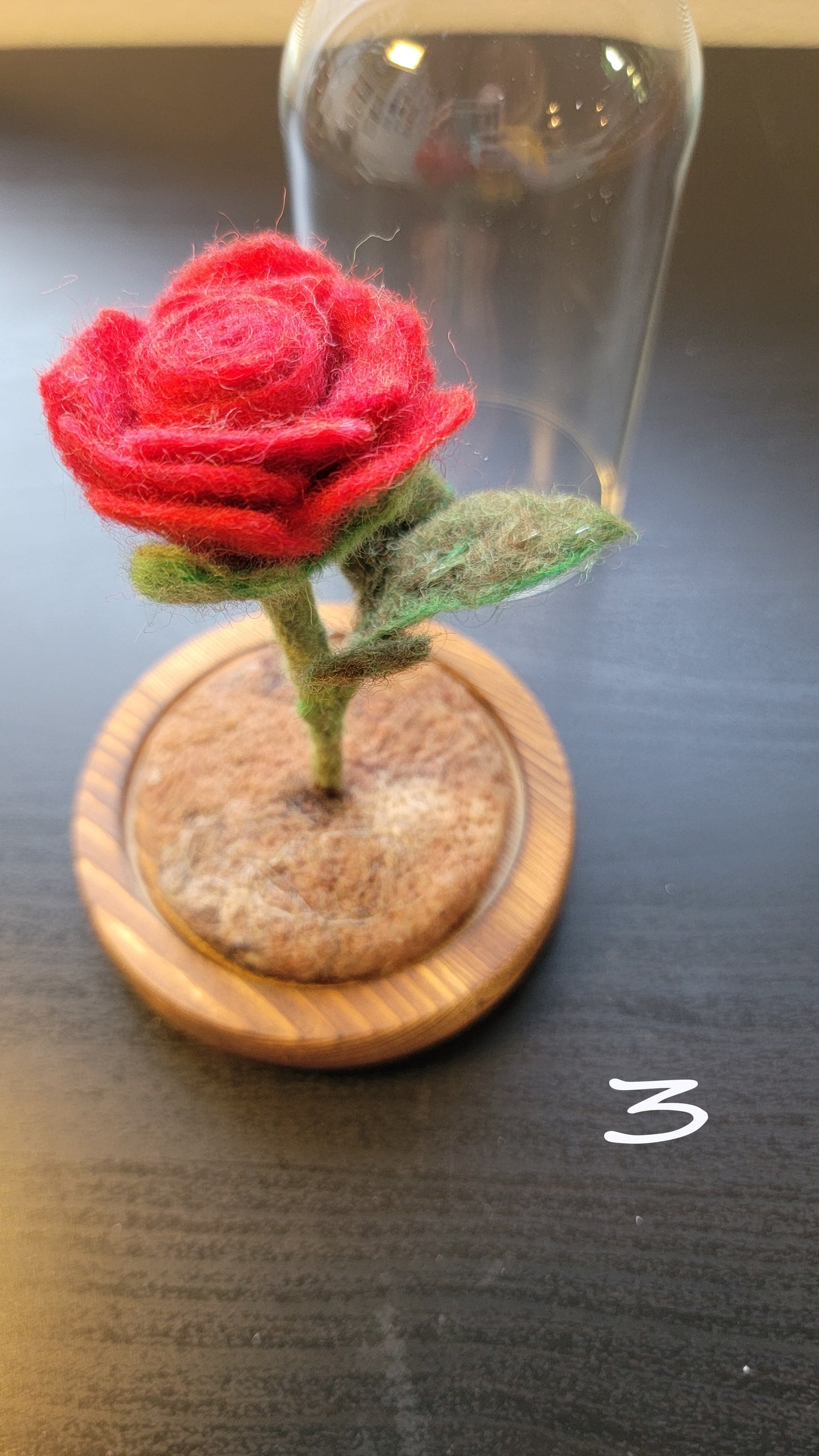 Felt Rose