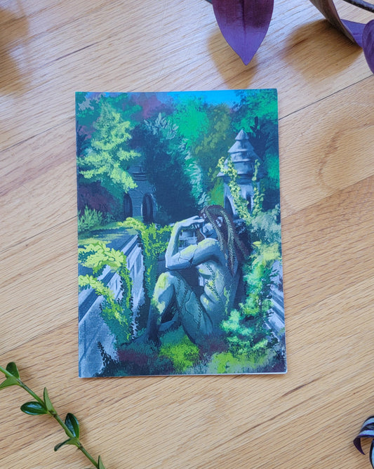 Ruins greeting card