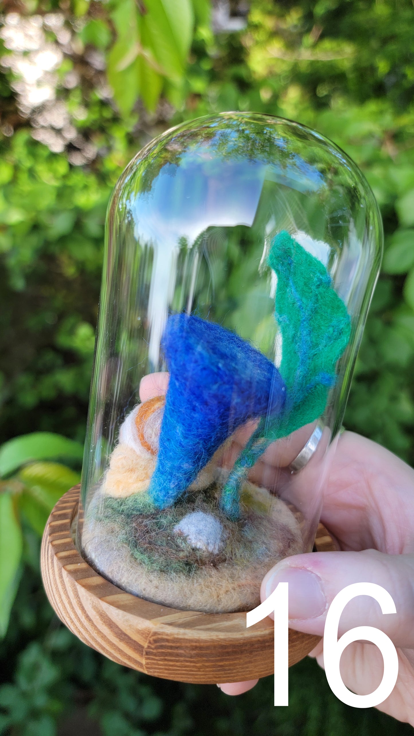 Cupid felt terrariums