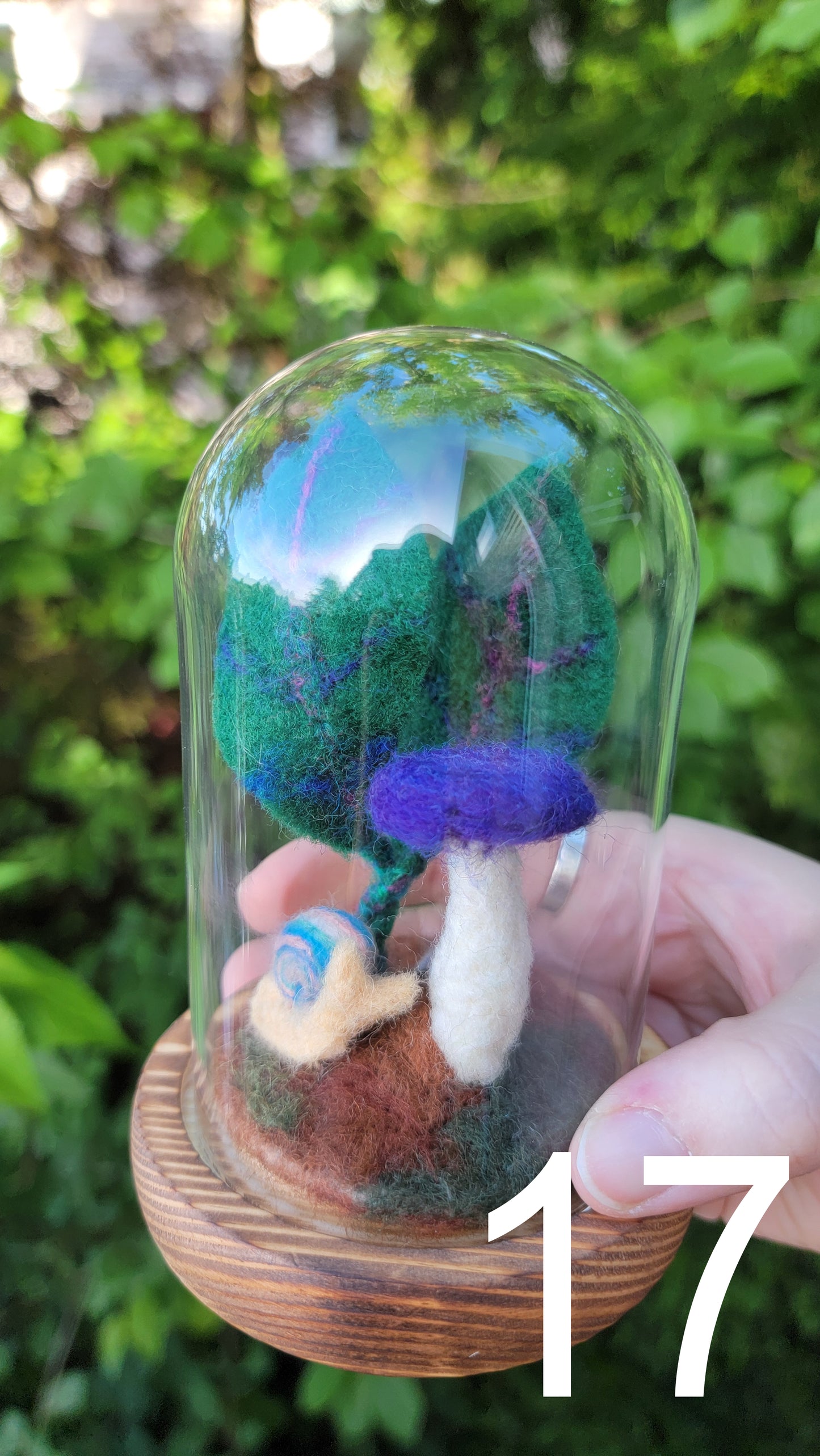 Cupid felt terrariums