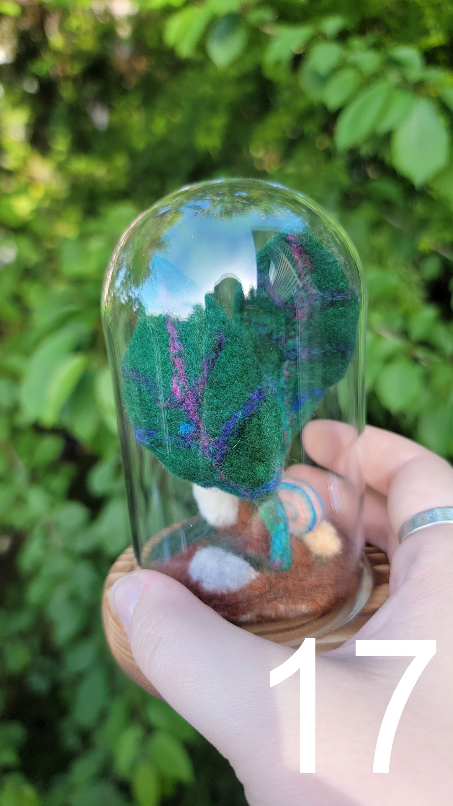 Cupid felt terrariums