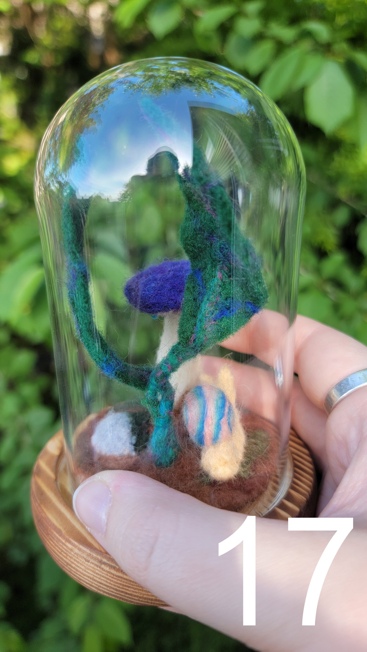 Cupid felt terrariums