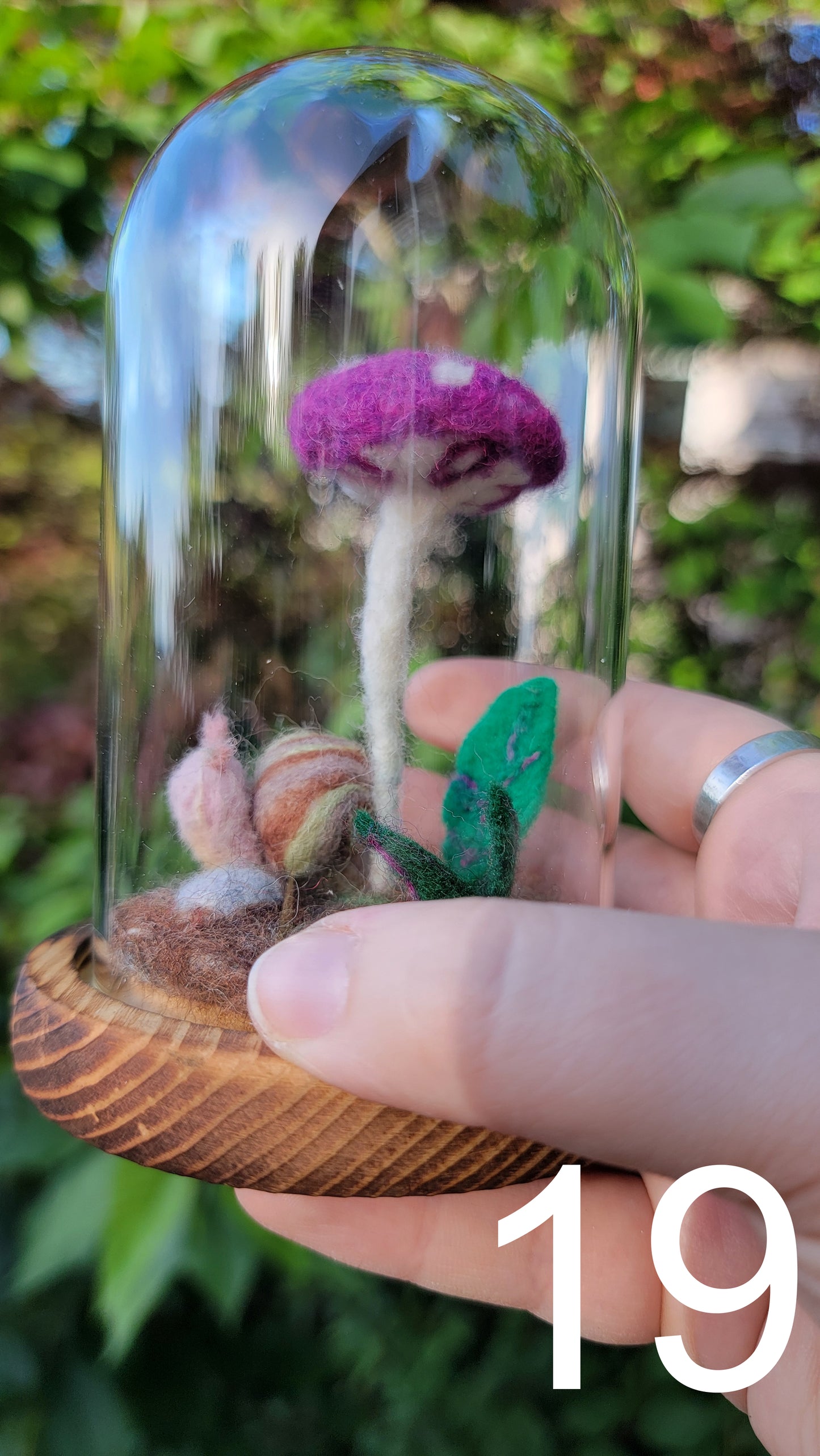 Cupid felt terrariums