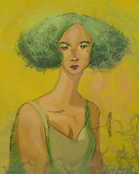 A Portrait In Green